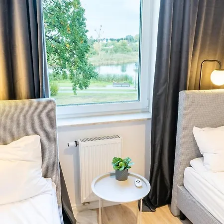 River View - Widok Na Wode, Parking W Hali, Winda, 3pok I 5 Lozek, Klima, Netflix I Max, Centrum Daire *