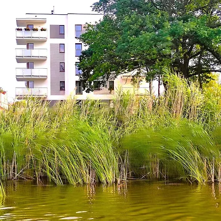 River View - Widok Na Wode, Parking W Hali, Winda, 3pok I 5 Lozek, Klima, Netflix I Max, Centrum Apartmán Iława
