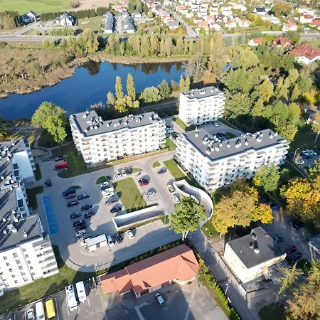 River View - Widok Na Wode, Parking W Hali, Winda, 3pok I 5 Lozek, Klima, Netflix I Max, Centrum Iława
